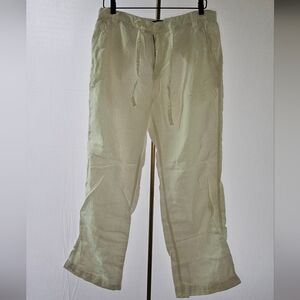 Apt. 9 Women's Cream Linen Pants